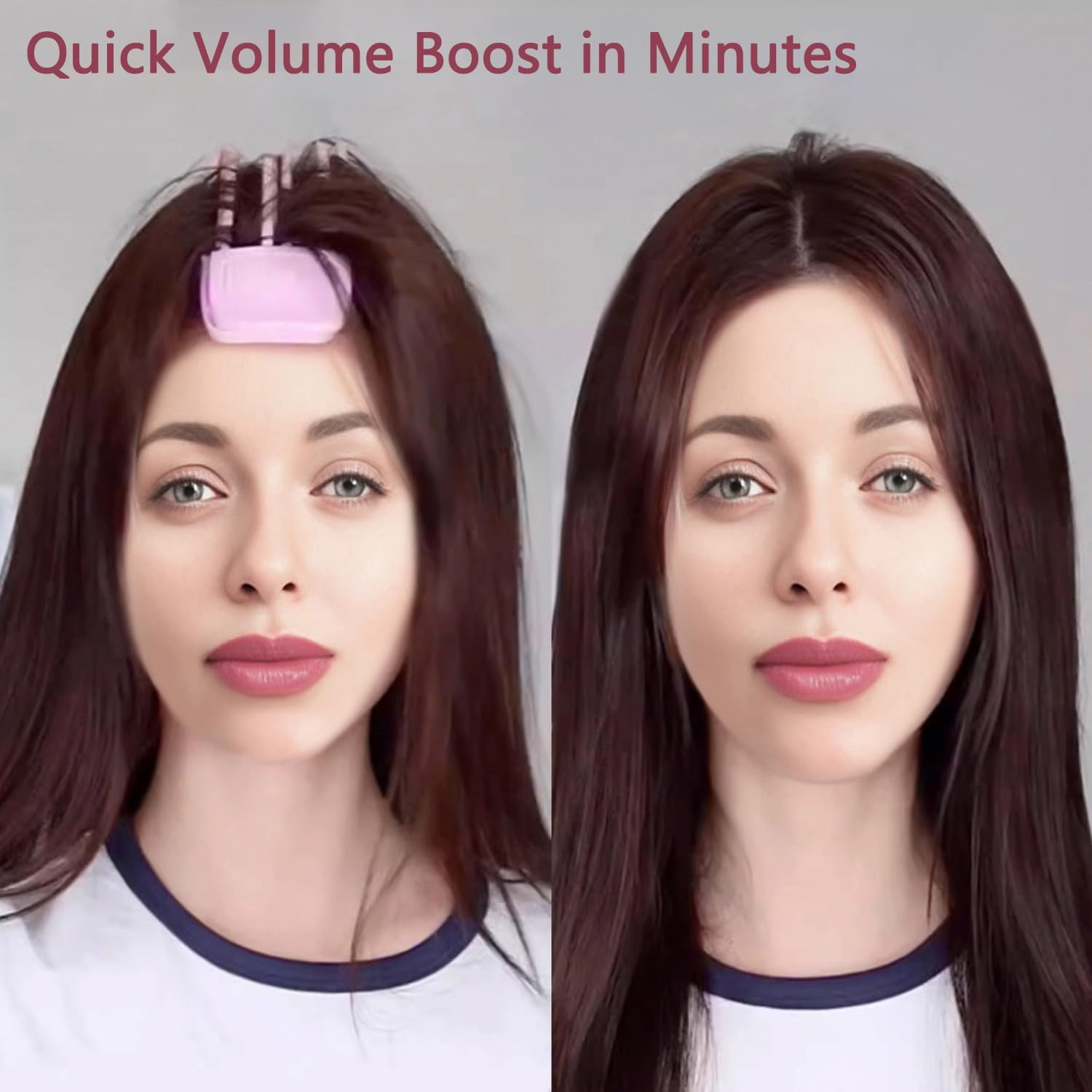 Hair Volume Clip 2 Pack for Fluffy Hairstyles, No-Crease Hair Volumizing Clip Comb, Root Lifting Volume Booster Tool for Full, High Crown Look, Ideal for Blow-Dry Styling for Men & Women image number 5