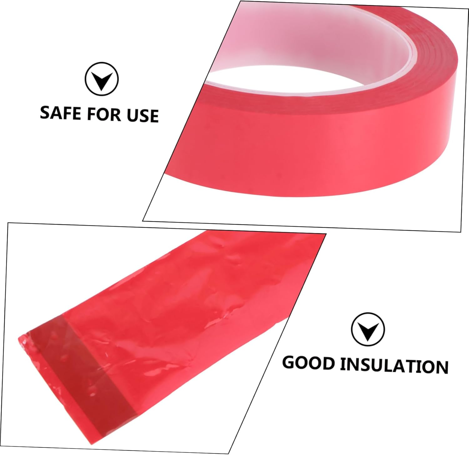 6Pcs Self Adhesive Tape Adhesive Marking Tape for Insulation Pack Random Color image number 6