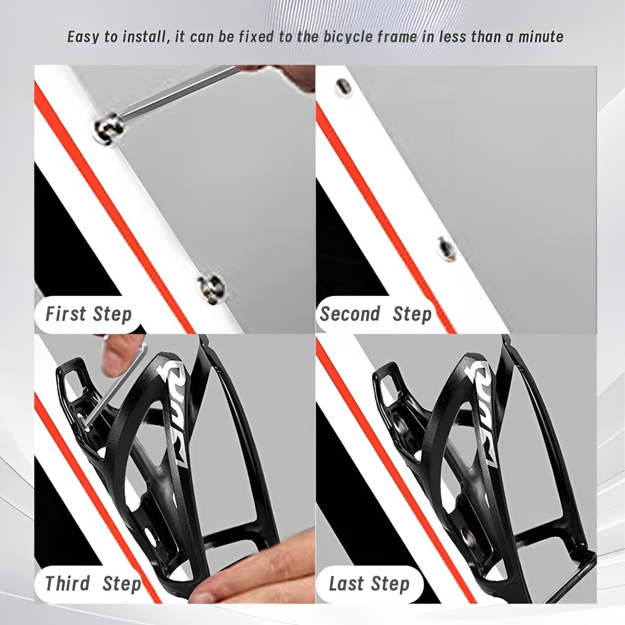 ZGCXRTO Bicycle Backpack Ultralight Hydration Backpack Bicycle MTB Waterproof Backpacks 15L & 610ML Bicycle Bottle Lightweight Drink Holder Water Bottle Holder Mountain Bikes Road Bike Sports Backpack image number 2