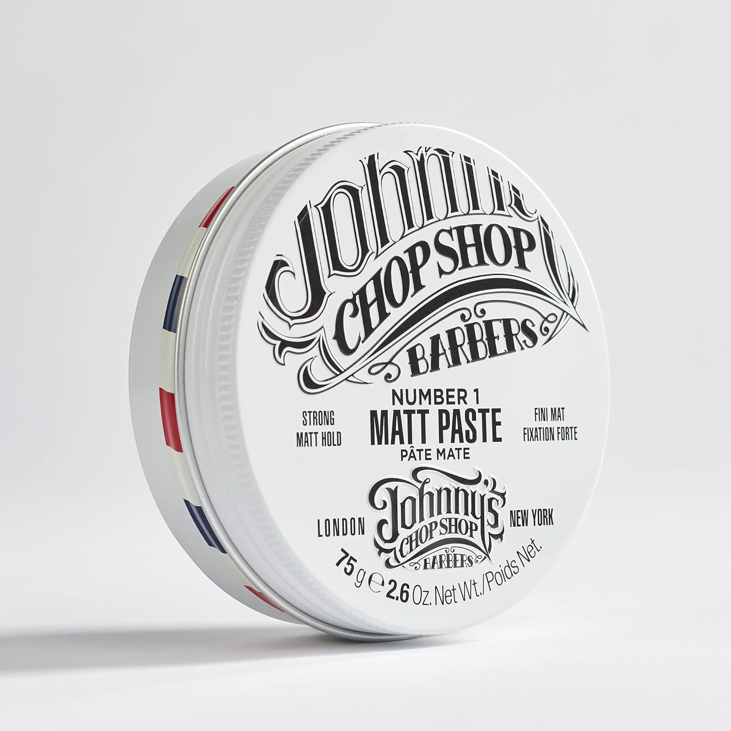 JOHNNY&rsquo;S CHOP SHOP #1 Men'S Hair Styling Matte Paste Pro-Quality Strong Hold, Lasting Texture, Natural Look Soybean Oil Protection & Hydration 2.6 Oz image number 4