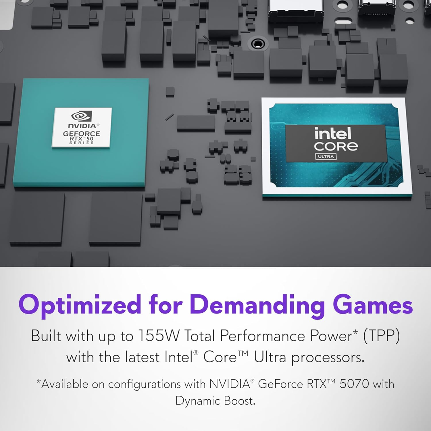 Alienware Gaming Laptop 16 QHD+ Display, Intel Core Ultra 9-275HX, 32 GB DDR5 RAM, 1 TB SSD, NVIDIA Geforce RTX 5070 8 GB GDDR7, Windows 11 Home image number 4