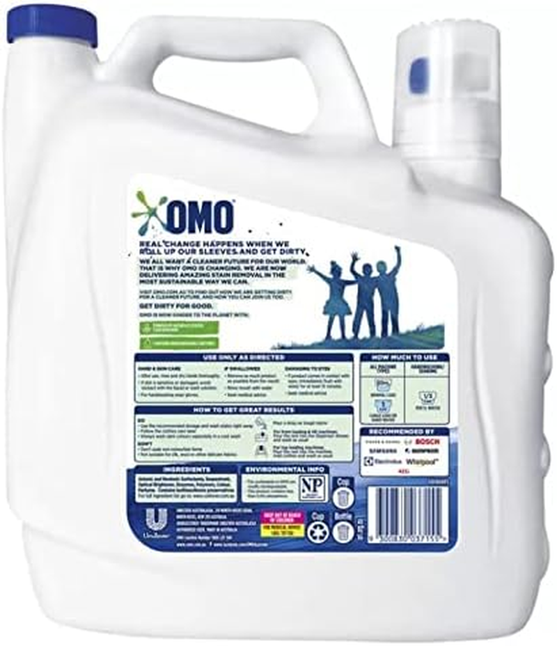OMO Active Clean Laundry Liquid Detergent 6L