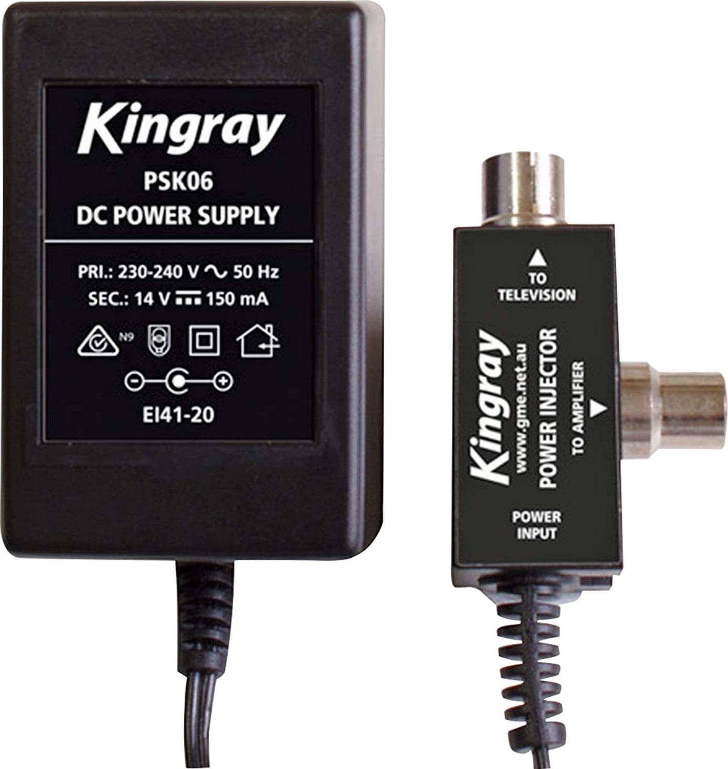 Kingray PSK06 14V DC 150Ma Plug Pack Injector with PAL Connections