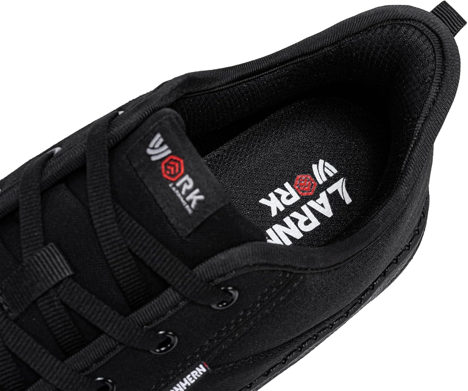 LARNMERN Steel Toe Shoes Men Hands Free Work Shoes Slip on Safety Toe Sneakers Lightweight Comfortable Walking