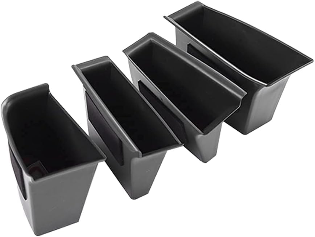 4Pcs Car Door Side Storage Box for 2019-2023 Mazda3 2020-2023 CX-30 CX30 Door Handle Organizer Mazda3 BP CX-30 DM Phone Container Key Holder ABS Tray Insert Glove Pallet (4PCS Front Door Rear Door) image number 2