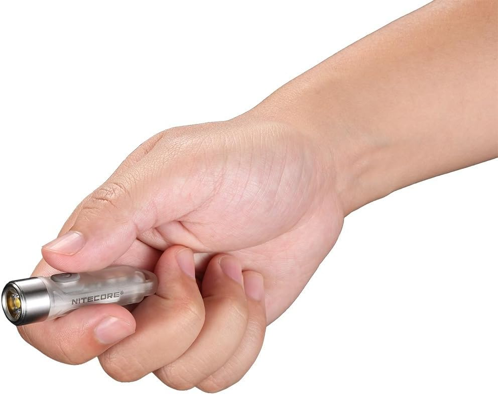 NITECORE TIKI-GITD Glow in the Dark Torch for Outdoors and Camping, 300 Lumens, Grey/Green image number 3