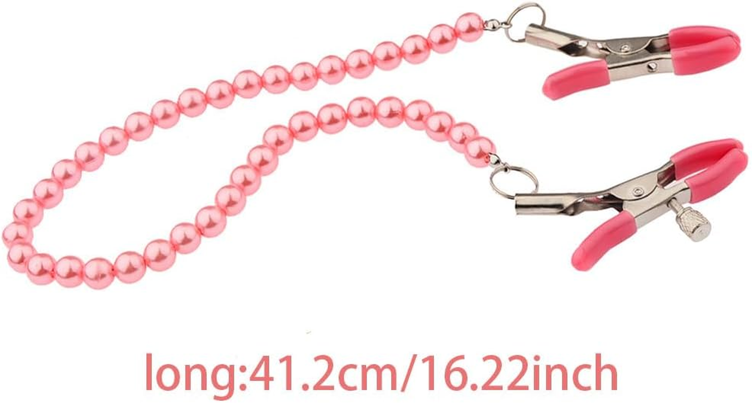 Breast Clip Toy Nipple Clamp Non Piercing Body Chain Pink Nipple Clips Women Body Adjustable Chain Clamp Nipple for Pleasure Sex Ladies Clips image number 4