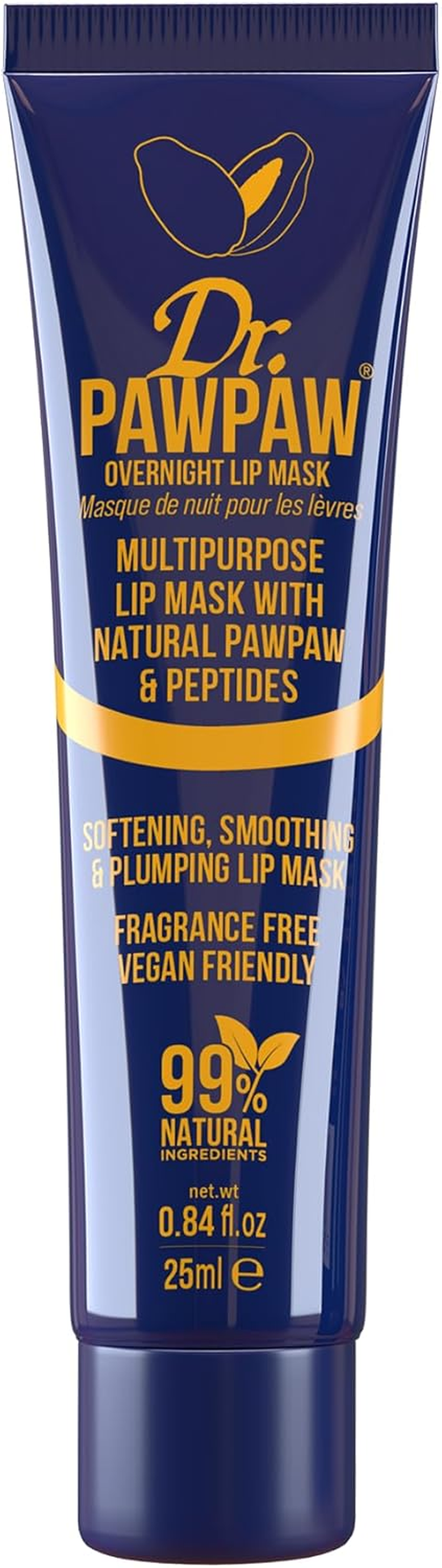 Dr. PAWPAW Multi-Purpose Fragrance Free Balm, for Lips, Skin, Hair & Beauty Finishing, Cuticles and Nails 25Ml (Shea Butter)