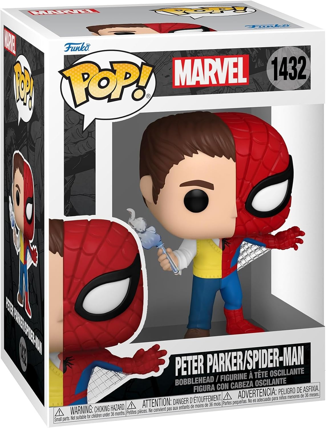Funko POP! Marvel Comics: Split - Peter Parker / Spider-Man image number 2