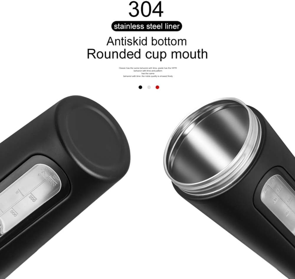 700Ml Sport Water Bottle Protein Stainless Steel Milkshake Shaker Drink Cup AU Rose Gold image number 3