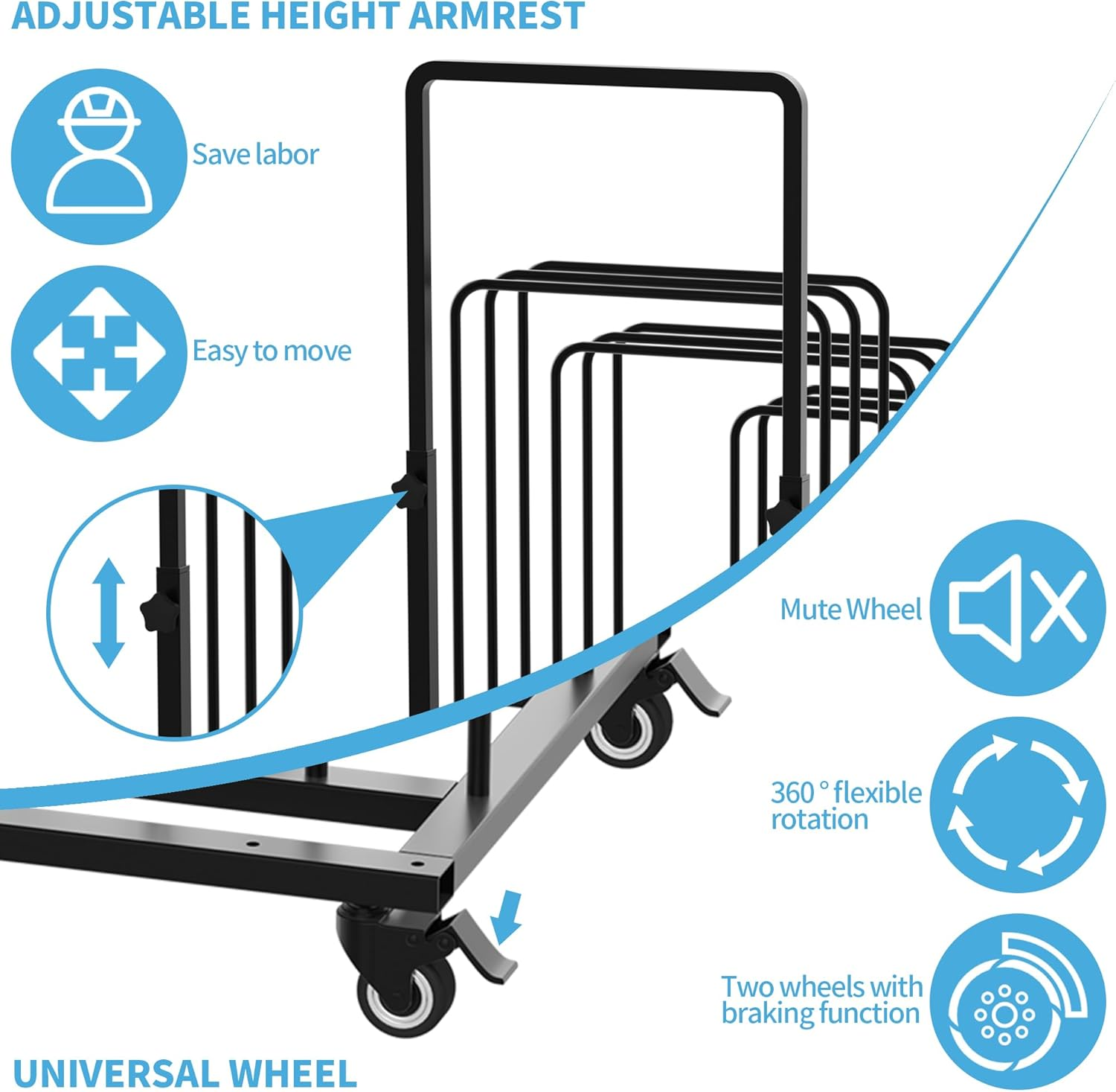 Mosegor Armrest Easel Art Drying Painting Rack Art Storage Easel Display Stands，Suitable for Drying Canvas Boards, Painting Boards, Crafts, （Black） image number 4