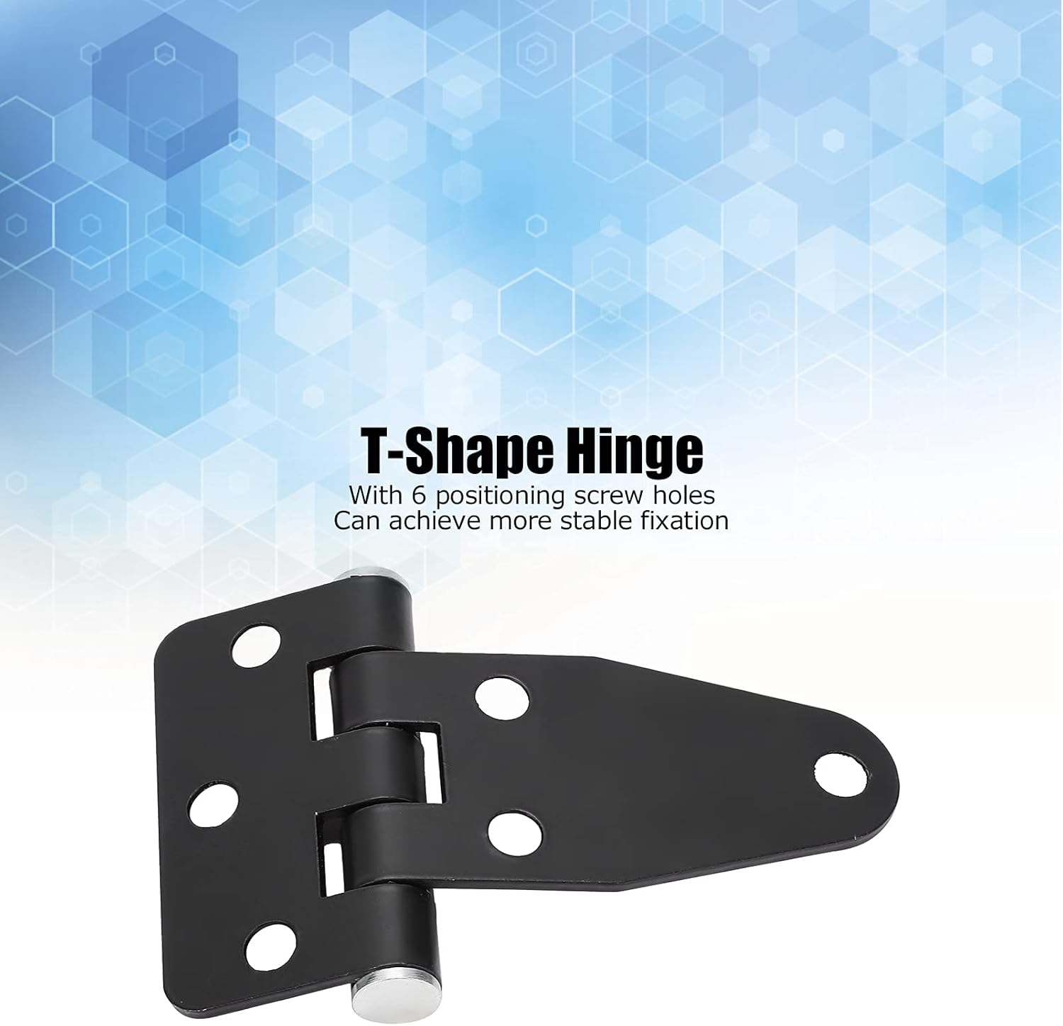 Shed Door Hinge, Barn Door Hinge, Stainless Steel T Strap Hinge for Wooden Fences Window Gate Hardware image number 2