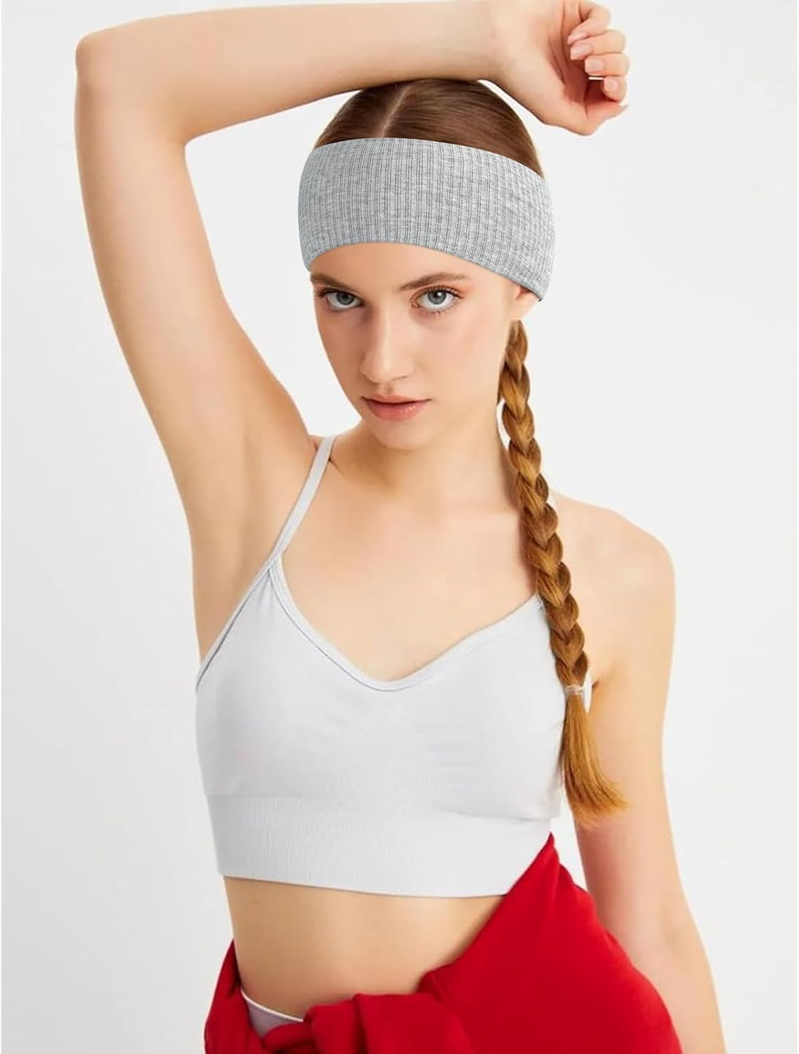 Blooms Headband Headbands Hair Band Headband White Black Grey image number 2