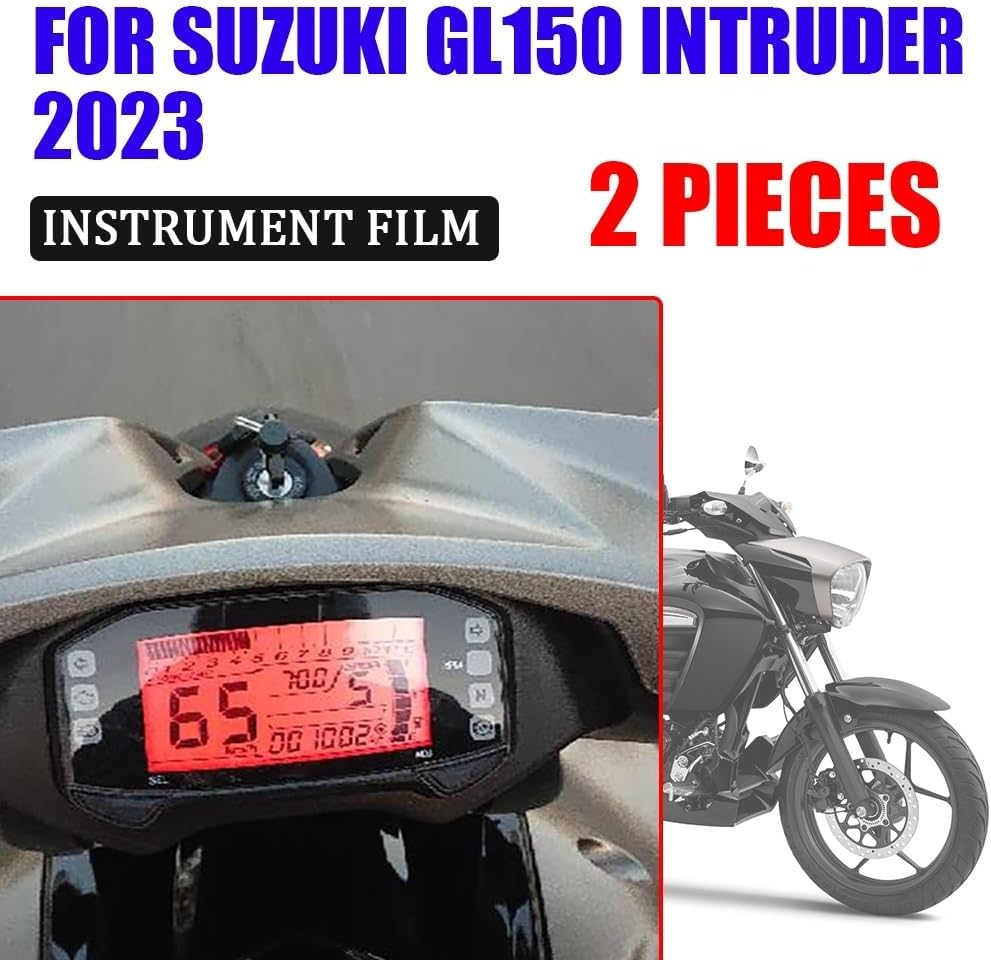 DEMUR for Suzuki GL150 Intruder GL 150 2023 Motorcycle Accessories Cluster Scratch Protection Film Screen Protector Dashboard Film Dashboard Screen Protector image number 4