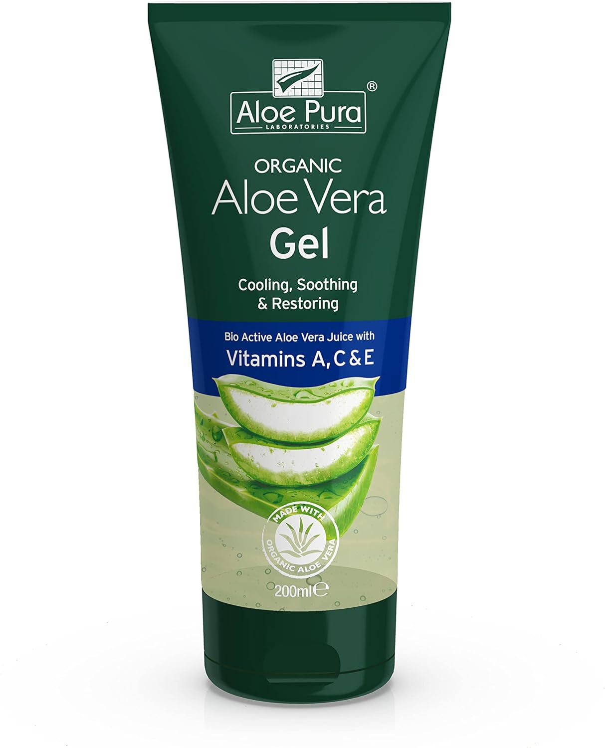 Ransom Aloe Pura Aloe Vera Gel with Tea Tree Oil 200Ml - 200 Ml (Pack Of 1), Aloe Vera