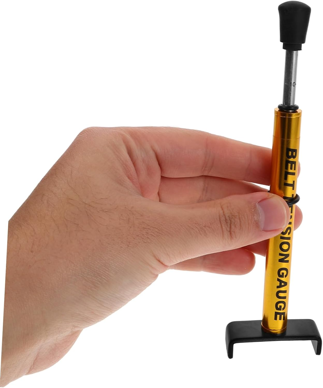 Universal Belt Tensioner Pulley Tool 10Lbs Adjustable Ratchet Accurate Drive Belt Tension Gauge for Automotive and Motorcycle Maintenance Repair image number 4