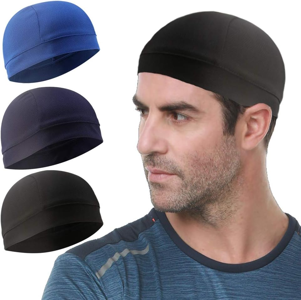 Go-Sport Cooling Skull Cap Helmet Liner Sweat Wicking Cycling Running Hat for Men Women
