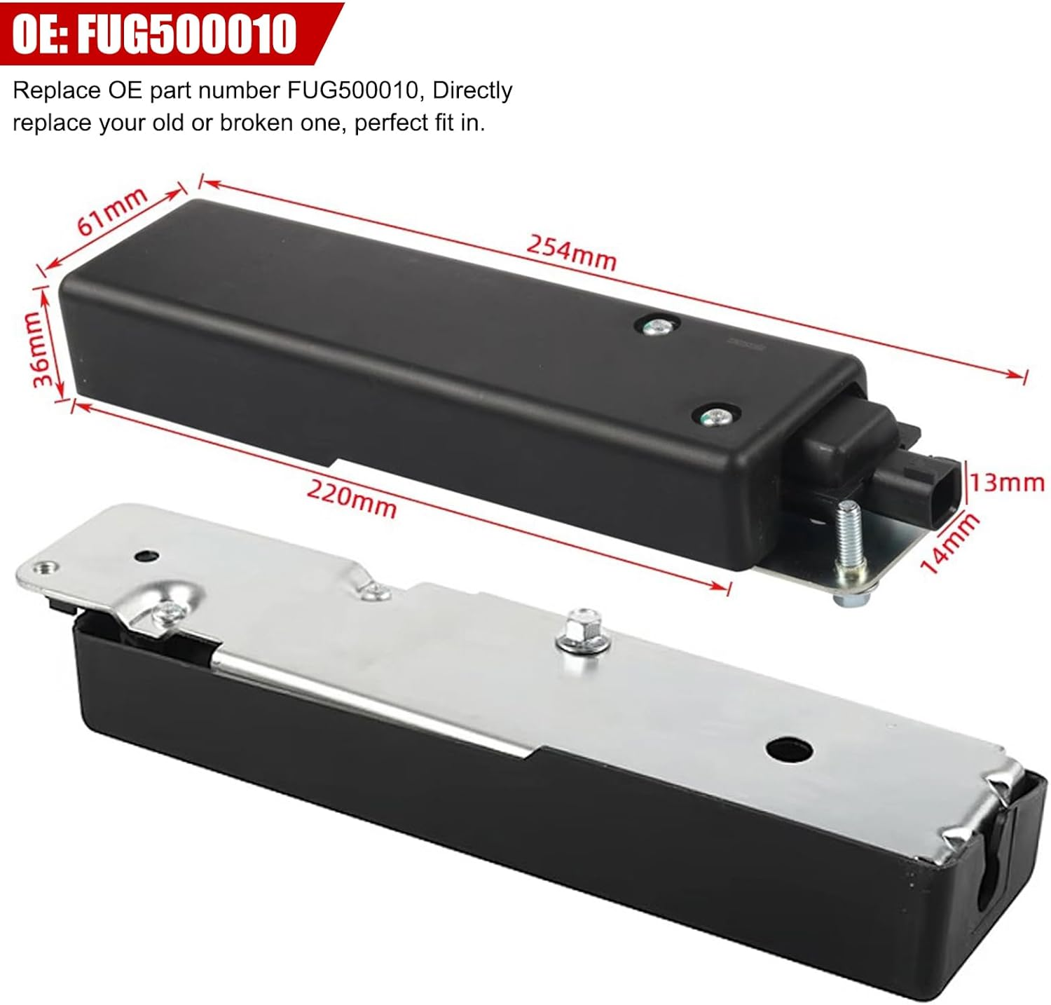 EVTSCAN FUG500010 Tailgate Lock Actuator Replacement for LR3 LR4 SUV, Plug and Play Electric Lock Actuator for Car Rear Tailgate Lock image number 6