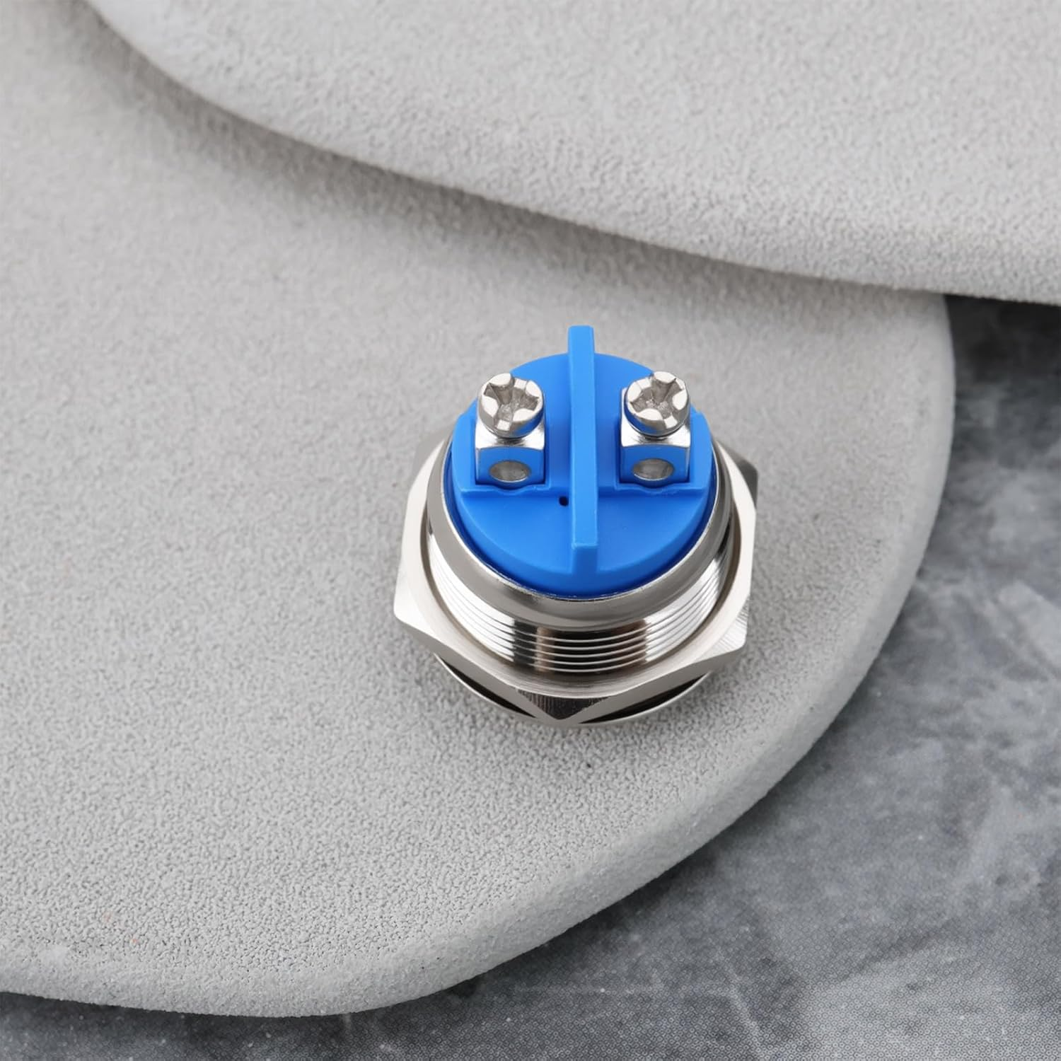 4PCS 19Mm Waterproof Push Button Switch, 250V 5A 1NO SPST, Stainless Steel Momentary Switch image number 2