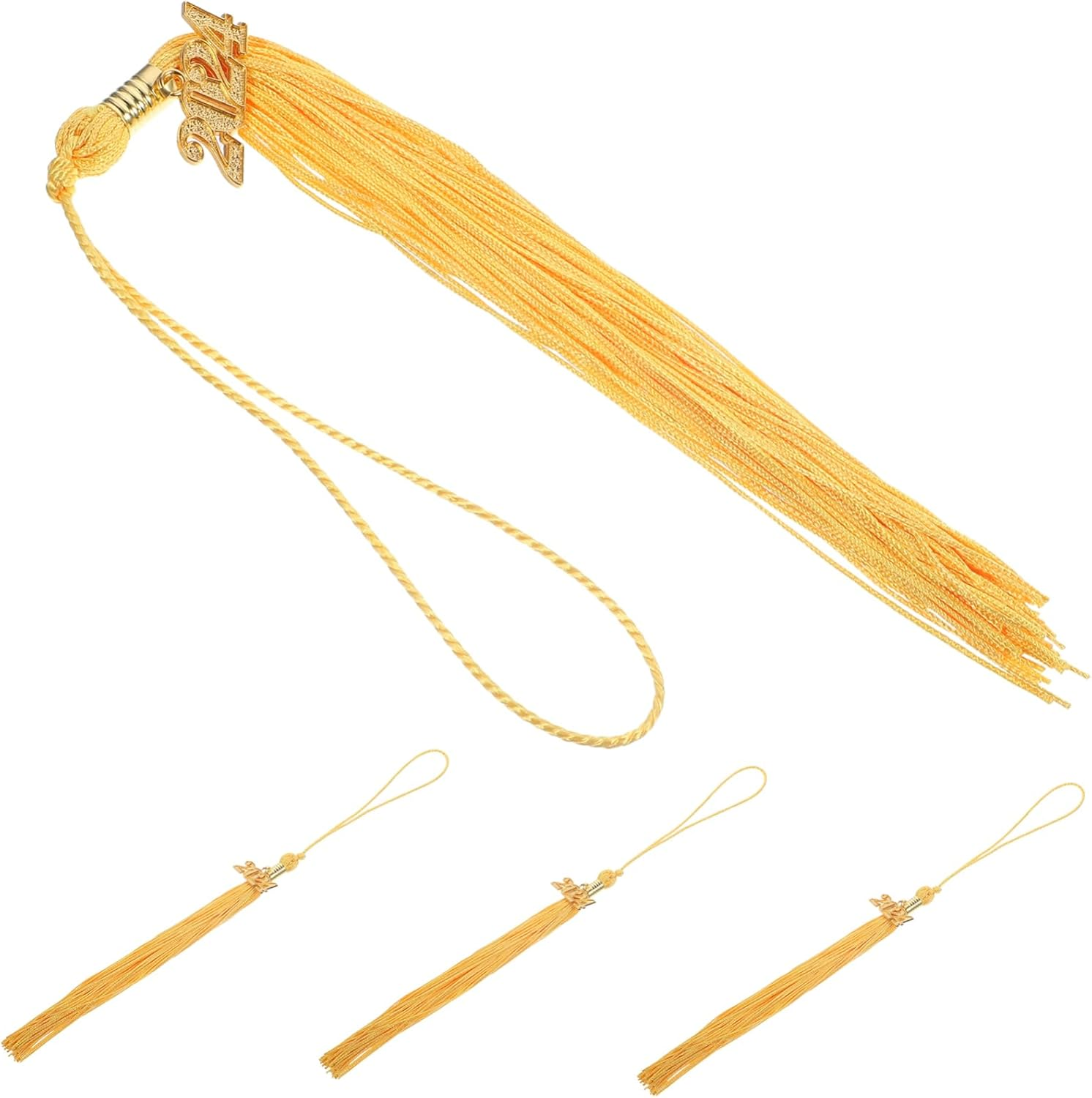 LALAFINA 4Pcs Graduation Cap Tassel Pendant Unique Graduation Hat Accessories for Memorable Ceremony and Chic Design for Photography and Celebrations