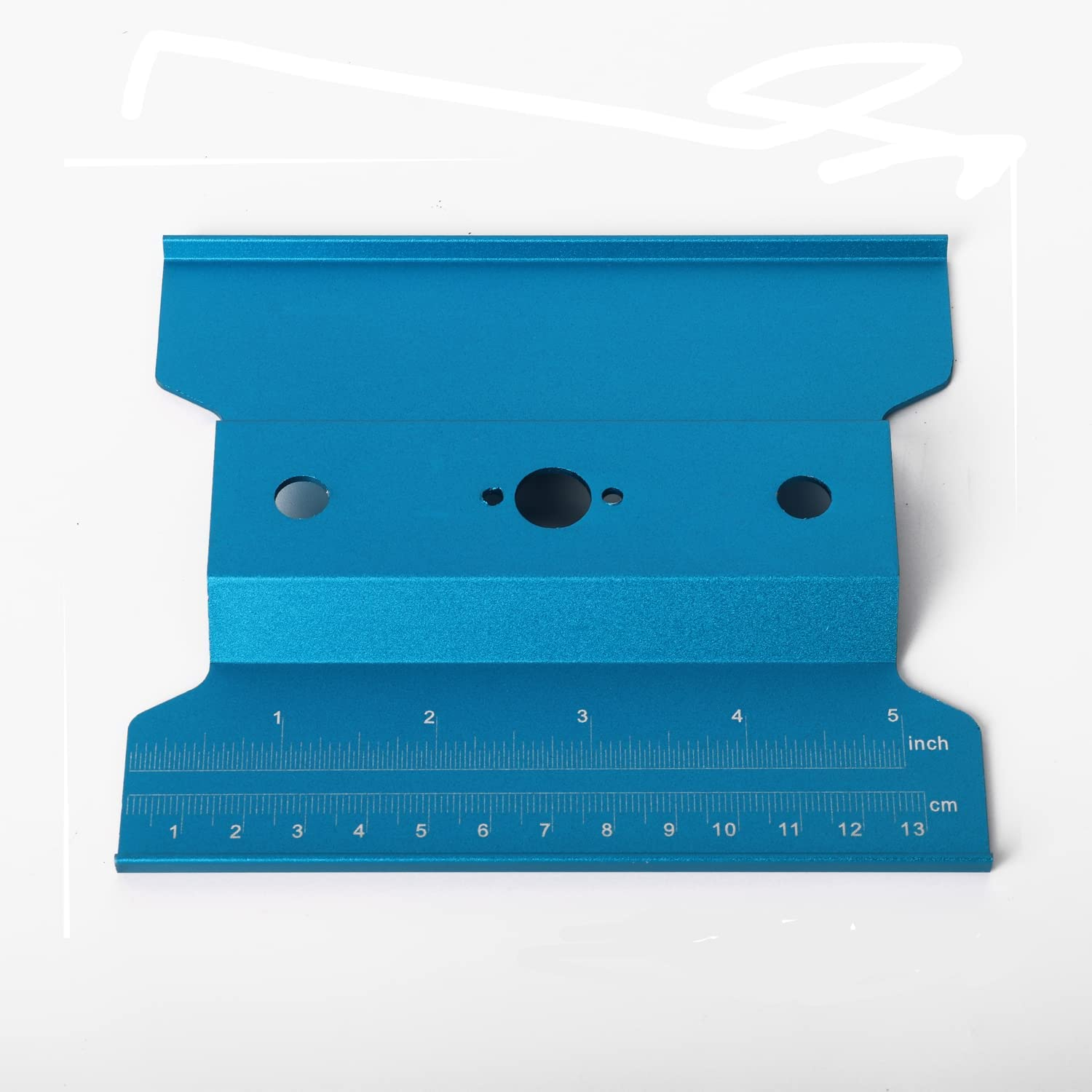 Lehom RC Car Work Stand Repair Station Hobby Tool Set Aluminum Alloy 360 Degree Rotation Lift Work Station for 1/8 1/10 Truck Buggy (Blue)