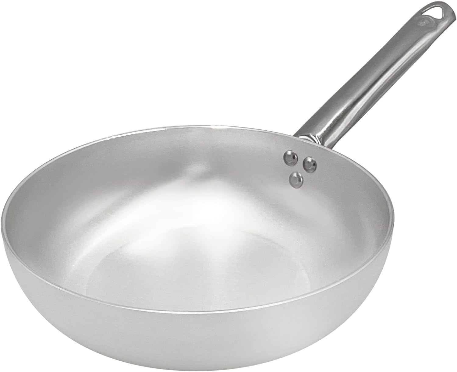 Pentole Agnelli ALMA111B28 Professional Aluminium 3 Mm. Saute Pan with One Handle, Diameter 28 Cm.