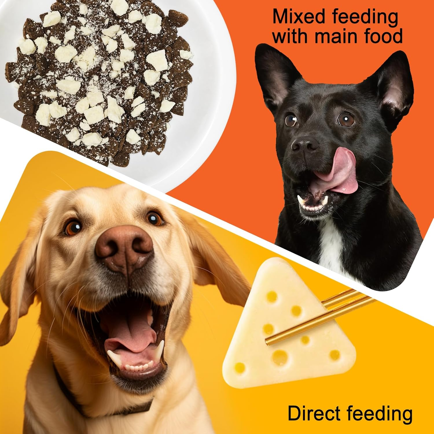 Gmstahlei Dog Cheese Treats with Probiotics - Bite Size - Human Grade Pet Treats - Healthy Treats - Boosts Immunity and Improves Coat - Non Freeze Dried Cheese and Individual Packaging - 4.2 Oz / 120G image number 5