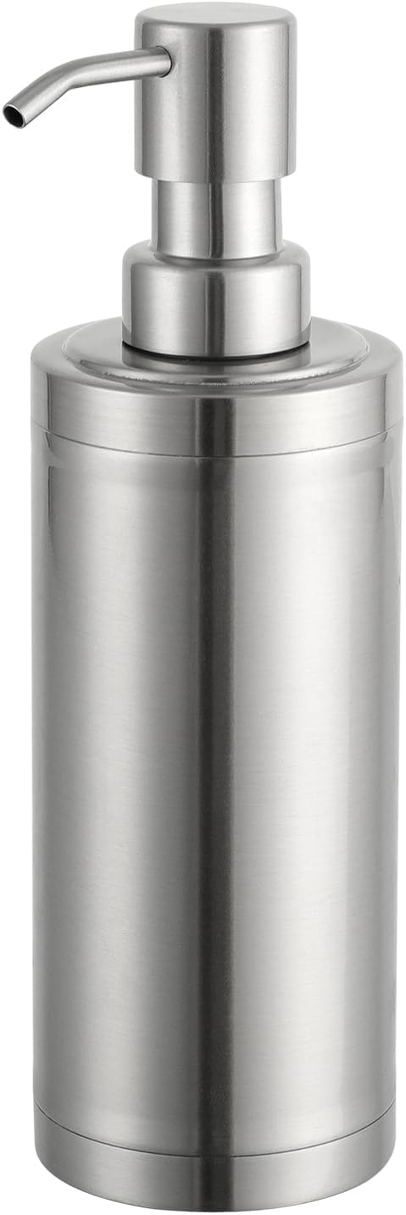 GAPPO Matte Black Soap Dispenser Stainless Steel Metal Pump Hand Lotion Bottle for Bathroom, Bedroom and Kitchen