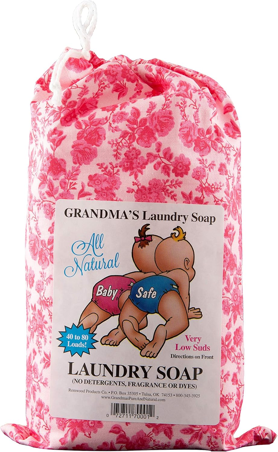 GRANDMA'S PURE & NATURAL Grandmas Pure & Natural Non-Detergent Laundry Soap Professionally Formulated Pure Laundry Soap Designed for People with Sensitive Skin (40 Ounces)