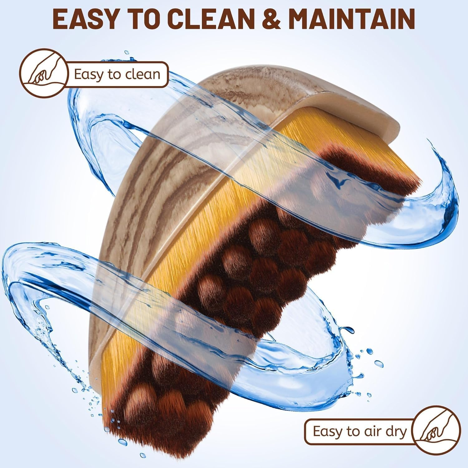 Lymphatic Contour Face Brush &ndash; Ultra-Soft Lymphatic Drainage Face Brush for Chin & Neck, Gentle Dry Brush for Facial Massage & Puffiness Relief, Ergonomic Portable Beauty Tool with Travel Case image number 4