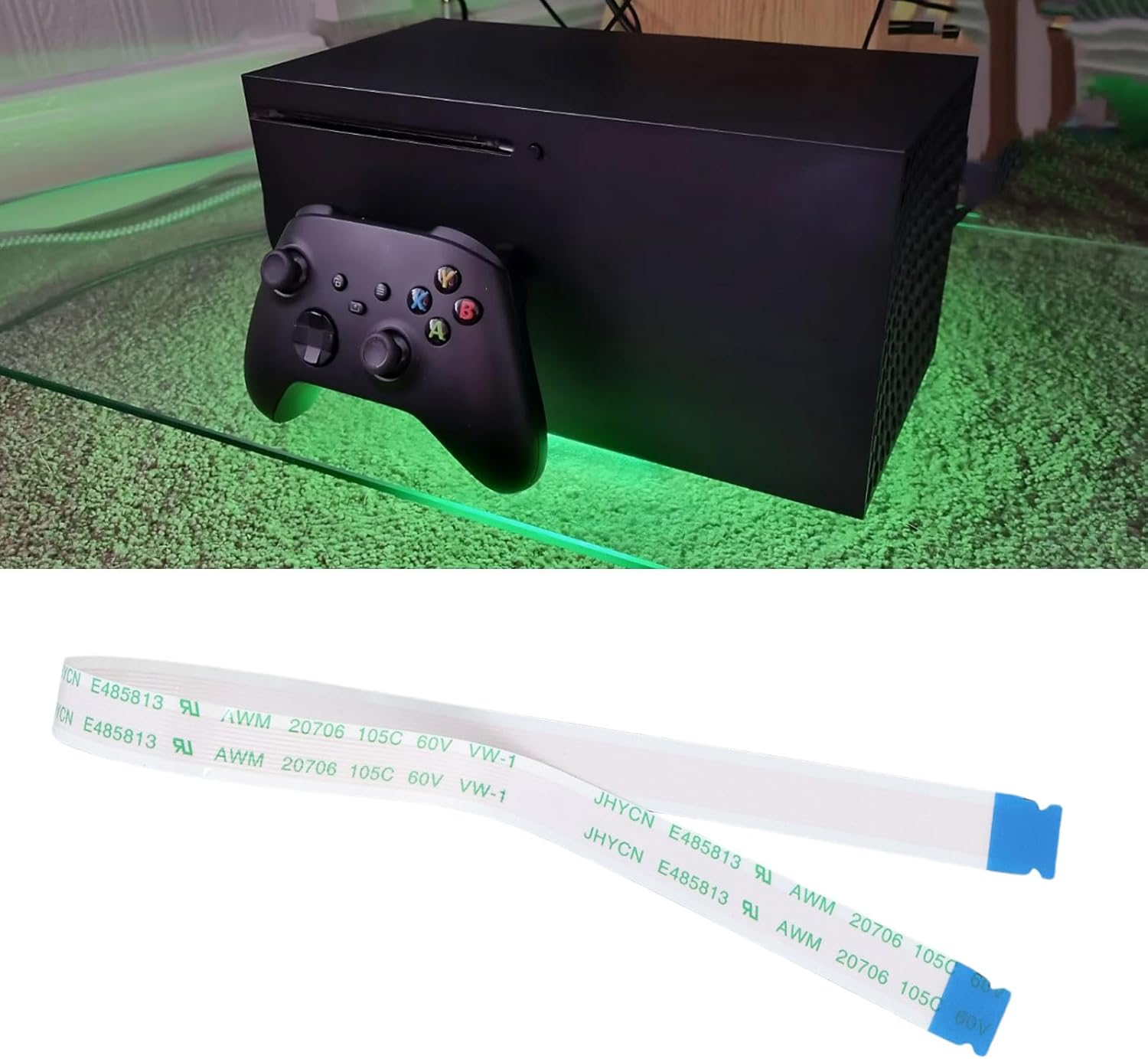 Create Idea Game Console Power Switch Cable Compatible with Xbox Series X Game Machine image number 2