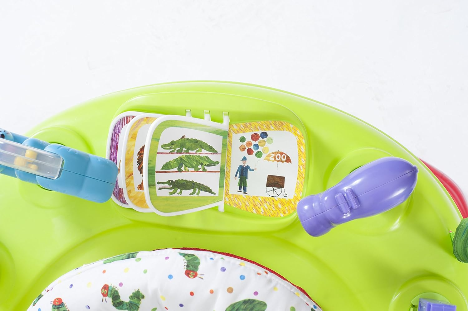 Creative Baby Hungry Caterpillar - Jumper for Baby with 10+ Activities Including Sensory Toys - JPMA Certified and Safe - 360 Spin, Adjustable Height image number 3