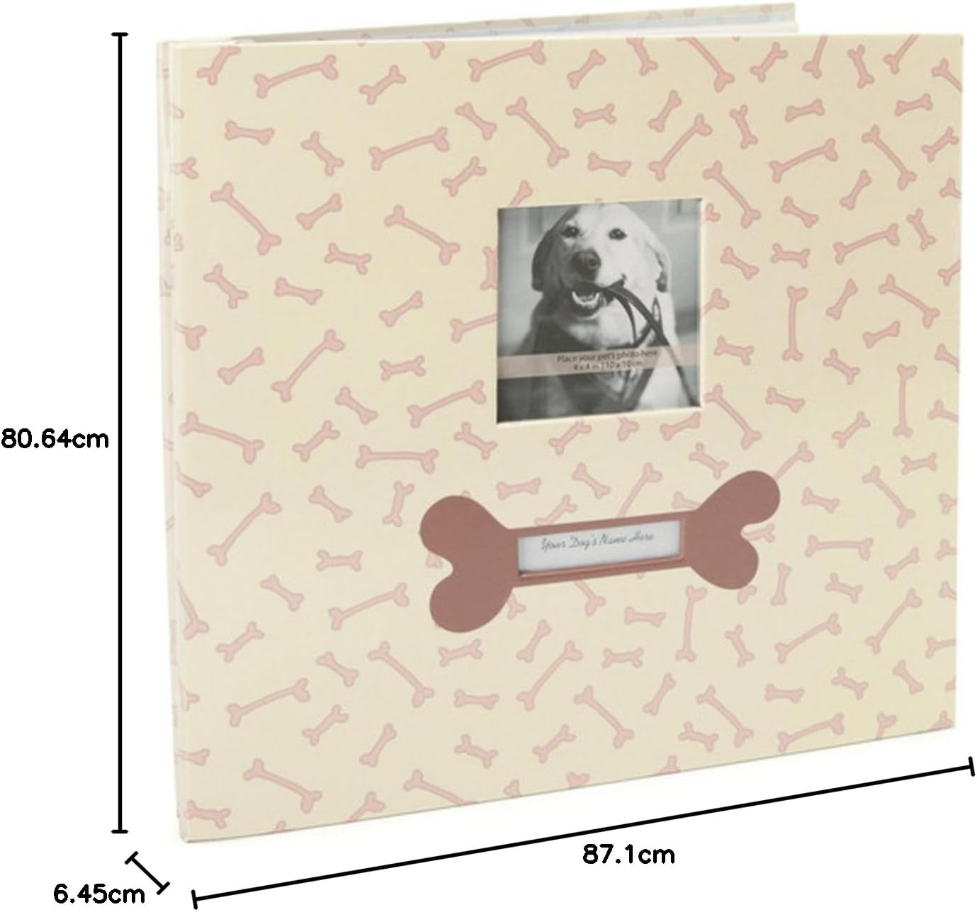 MBI 13.2X12.5 Inch Bold Fashion Collection 12X12 Inch Pages, Dog with Photo Opening (865982) image number 1