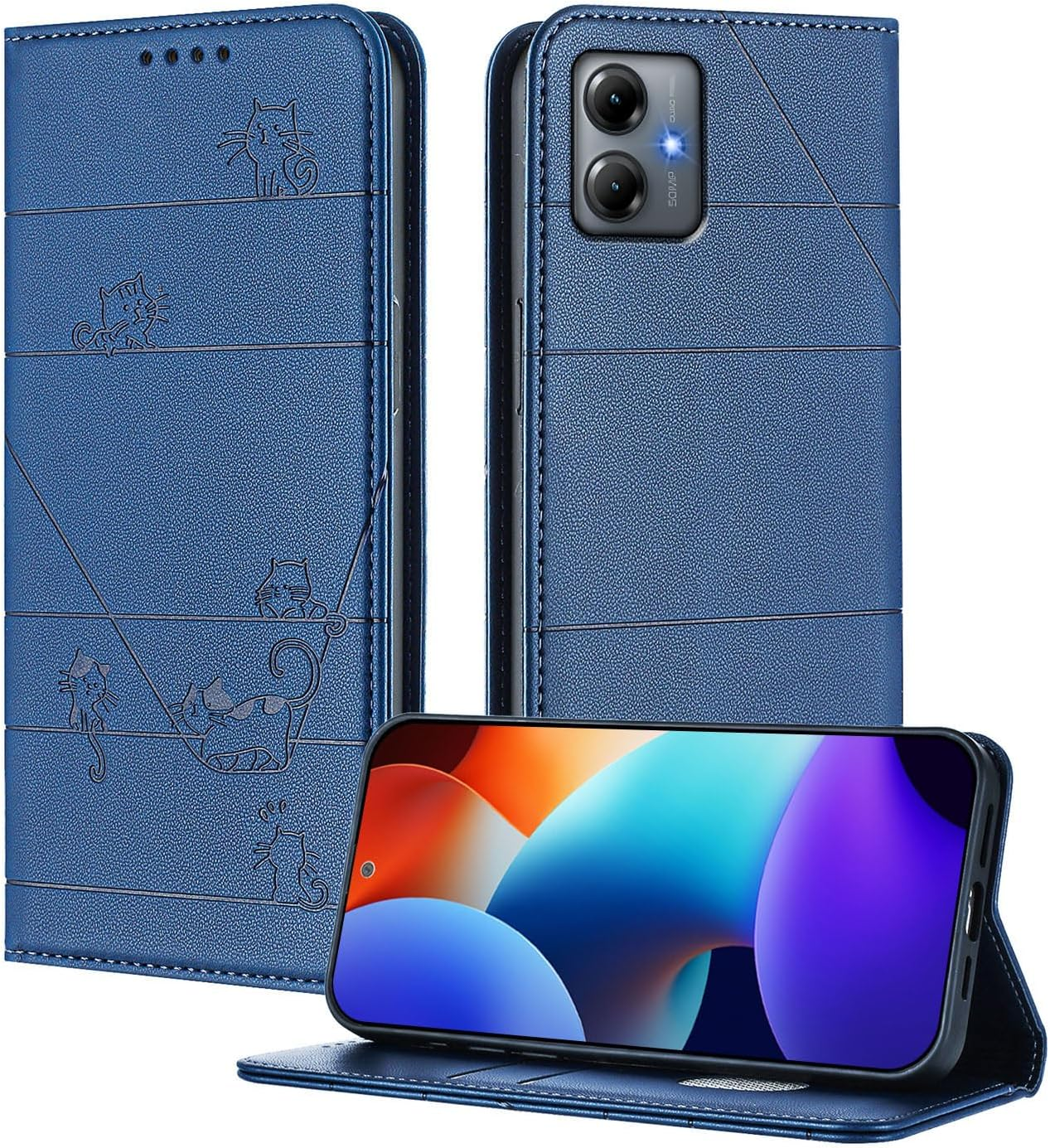 XINYEXIN Case for Xiaomi 15T 5G, PU Leather Mobile Phone Case with RFID Protection, Card Slots, Magnetic Flip Case with Stand, All-Round Protection - Black