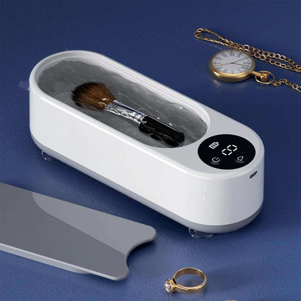 Jewelry Cleaner Portable Household Cleaning Machine for Jewelry, Glasses, Rings, Coin, Watch image number 6