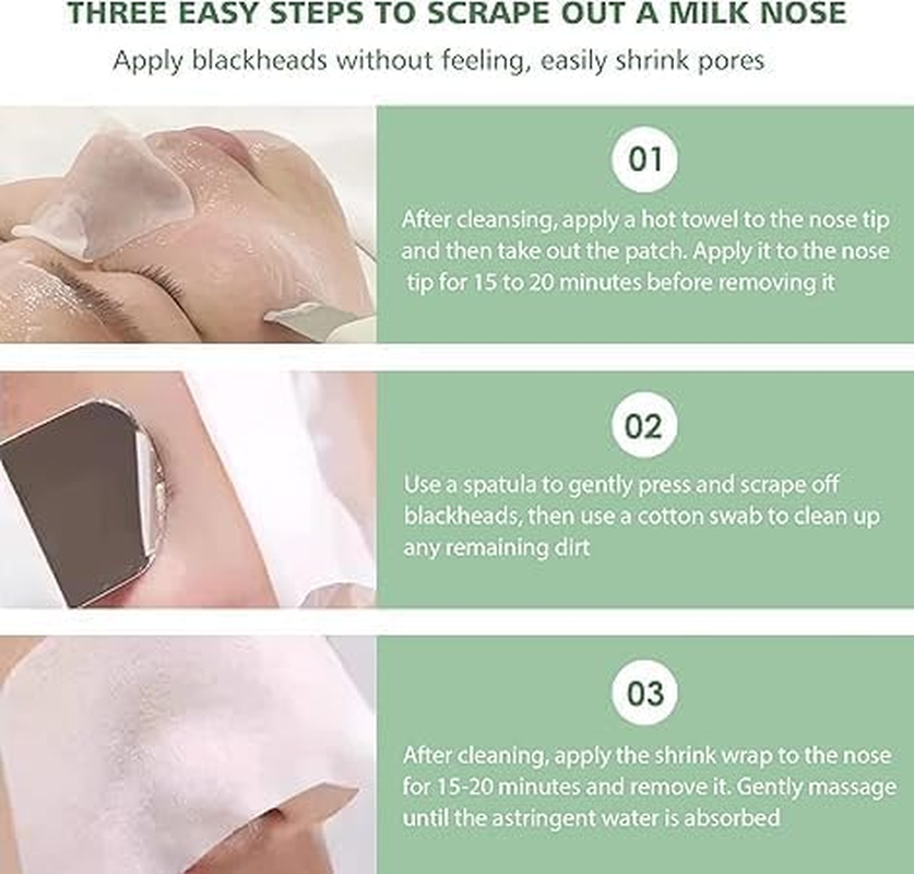 Ksngtixe 2 Pack Blackhead Remover Tool Set - Stainless Steel Pore Cleaner with Silicone Handle, Gentle Nose Blackhead Extractor for Deep Cleansing, Unisex Skin Care Tools for Men & Women (Beige & Green) image number 1