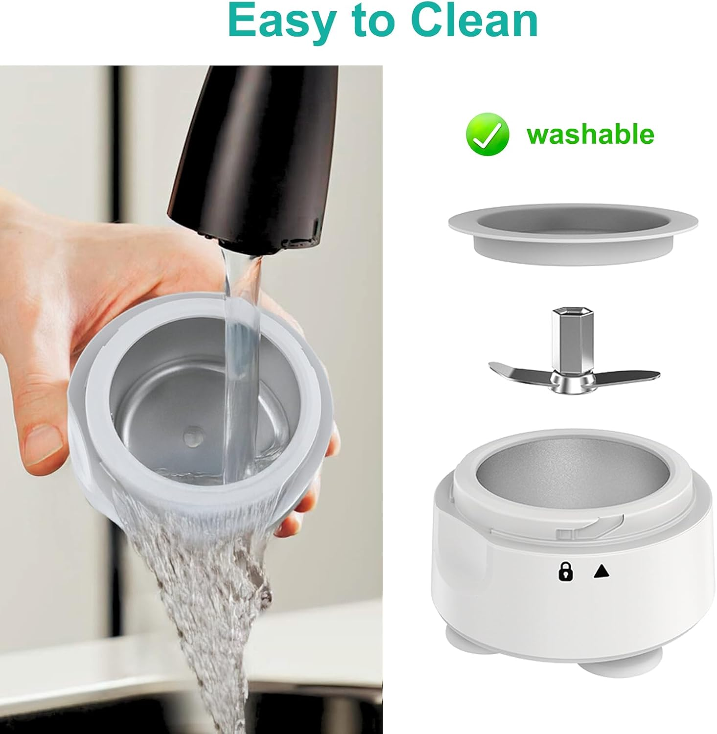 Fullicon Cordless Electric Pill Crusher Grinder - Automatic Tablet Pulverizer for a Fine Powder, Easy One-Touch Medicine Crusher for Elderly, Arthritis & Pets (Rose Gold)