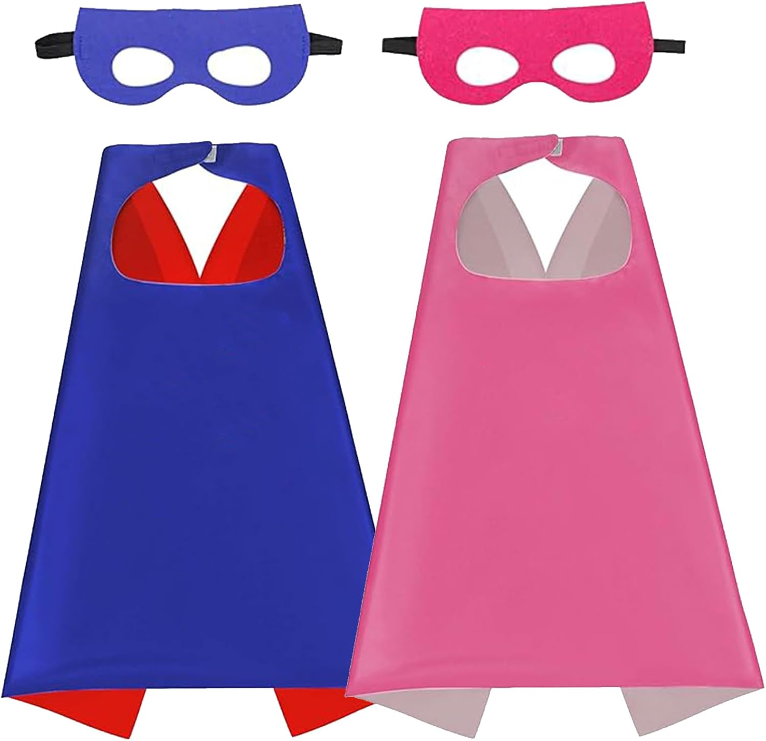 Kids Superhero Dress up Sets, Capes and MASK Costumes for Christmas, Birthday Party Gifts
