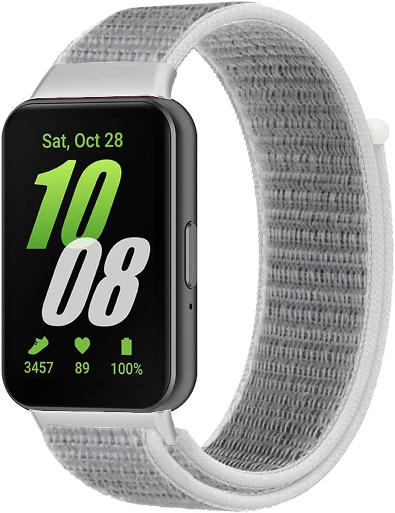 Breathable Sports Bracelet for Samsung Galaxy Fit 3 Replacement Strap, Nylon Wristbands Watch Strap image number 4