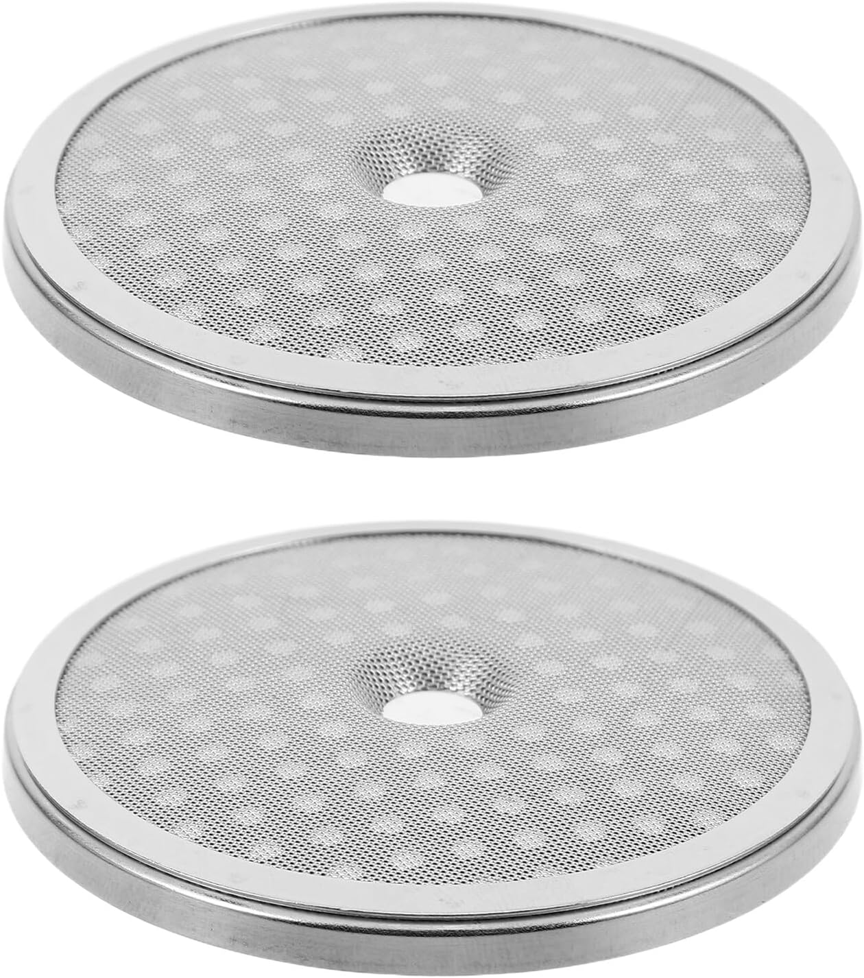 SEWOART 2Pcs Stainless Steel Espresso Puck Screen for Portafilter Reusable Coffee Filter Mesh Disks with Double Water Diffusion Design Filter Basket for Espresso Machines Easy to Clean image number 6