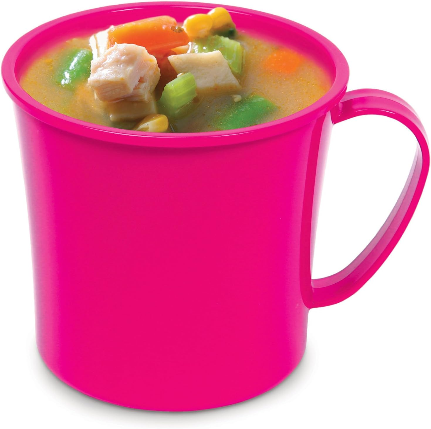 Sistema 3-Pack Assorted Colours Soup Mugs to Go, Plastic, 656Ml, Modern, Reusable, Microwave Safe, Round, 3 Count image number 5