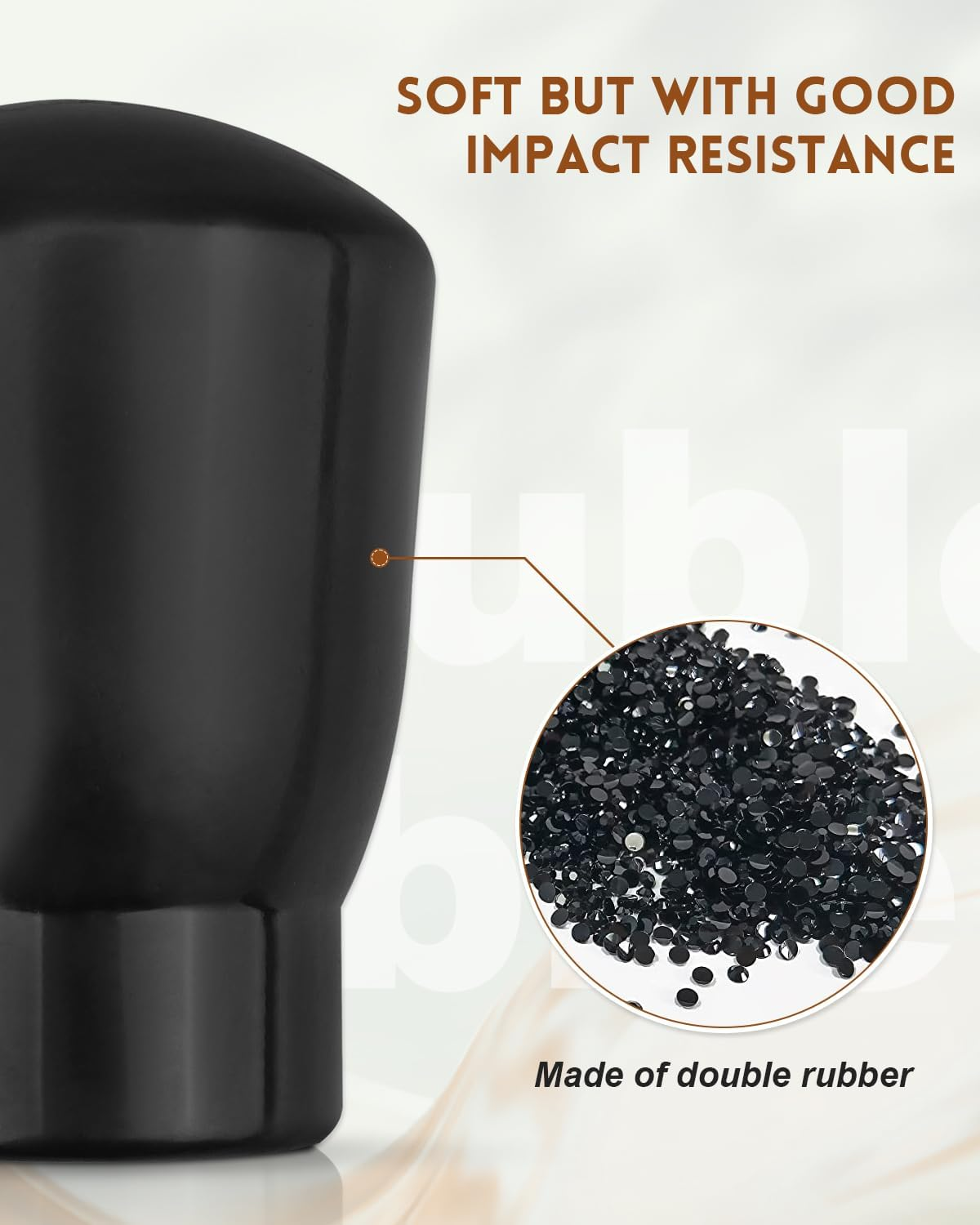 Gym Fitness Cable Ball Stopper Ends, for 5Mm/6Mm Home Gym Machine Accessories Replacement Parts, Exercise Equipment Wire Rope Port Joint, Rubber Steel image number 3