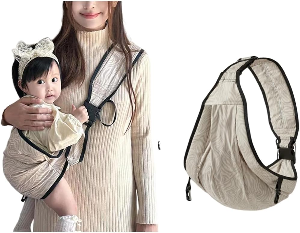 Baby Carrier Toddler Sling Ergonomic, Front Carry for Newborns & Older Babies 8-32 Lbs Infants Adjustable Size Breathable for Going Out Shopping Portable