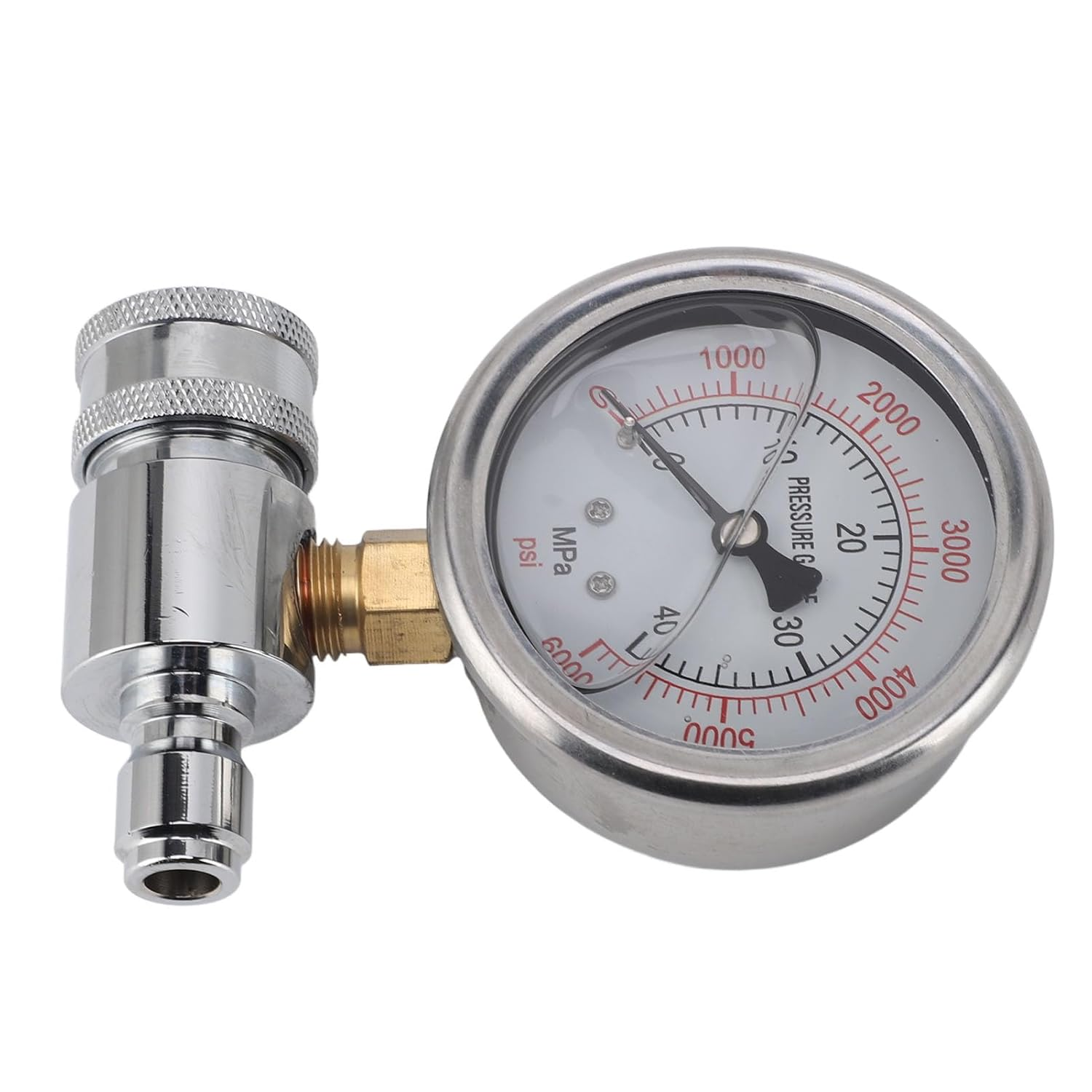 Pressure Washer Gauge 6000Psi High Pressure Quick Connect Parts Accessories for Car Washing Machines image number 4