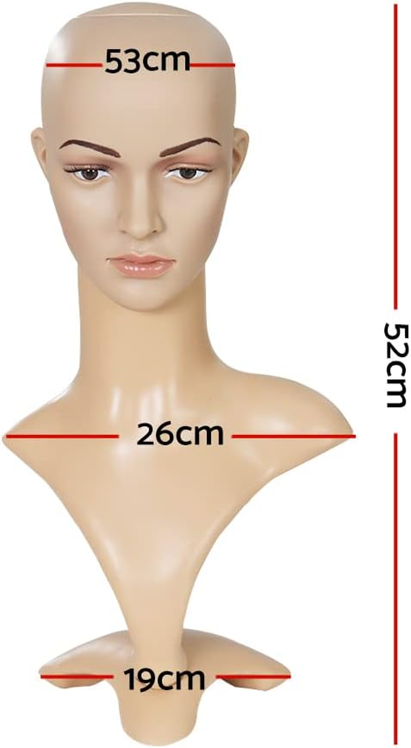 Female Mannequin Head Dummy Model Display Shop Stand Professional Use Fashion Retail image number 5