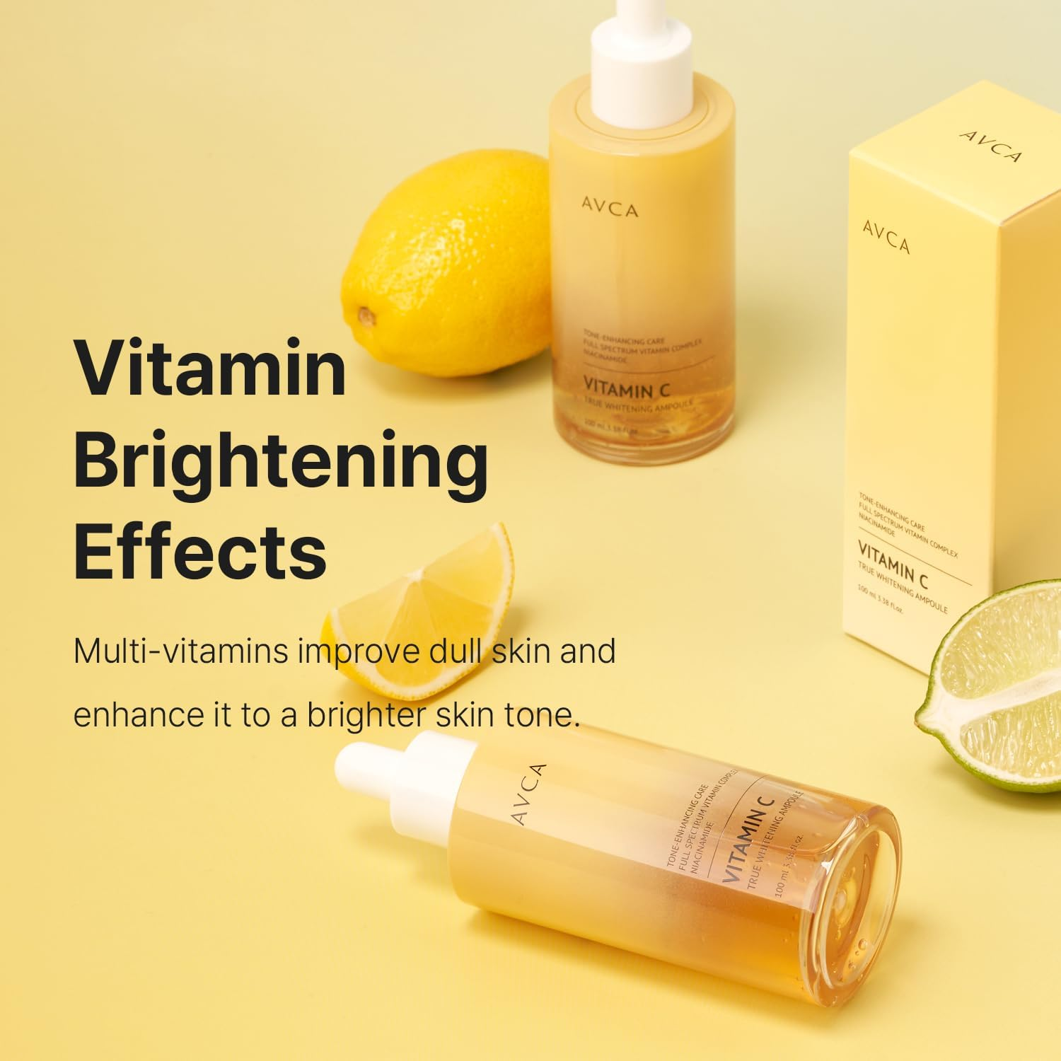 AVCA Vitamin C + Niacinamide Brightening Face Serum 100Ml - Dark Spot Corrector, Brightening & Tone Even Care with Niacinamide, Antioxidant Complex image number 5