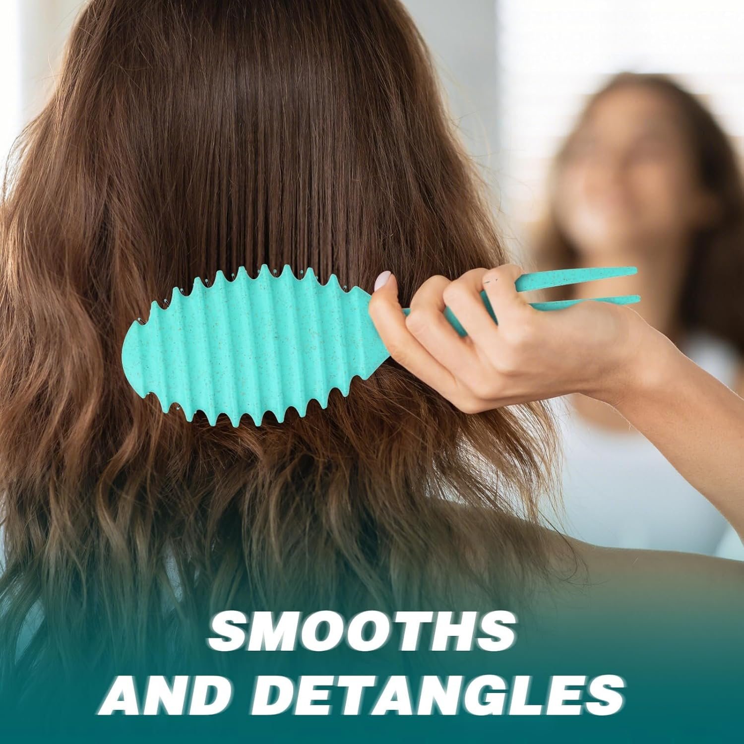 Curly Hair Brush, Curl Defining Brush, Curl Brush，2024 Newest Brush Less Pulling Styling Brush for Men and Women, Curl Define Styling Brush, Shaping & Defining Curls for Men Women(Green)