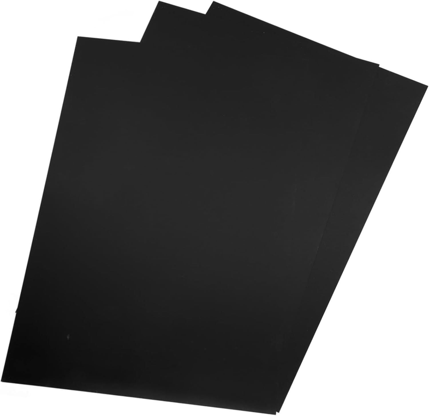 3Pcs Black Anodized Aluminum Sheets 5052 Alloy 0.5Mm Thick Metal Plates for Engraving and Craft Projects, Wear-Resistant Blank Aluminum Nameplates for DIY Signage and Industrial Use image number 4