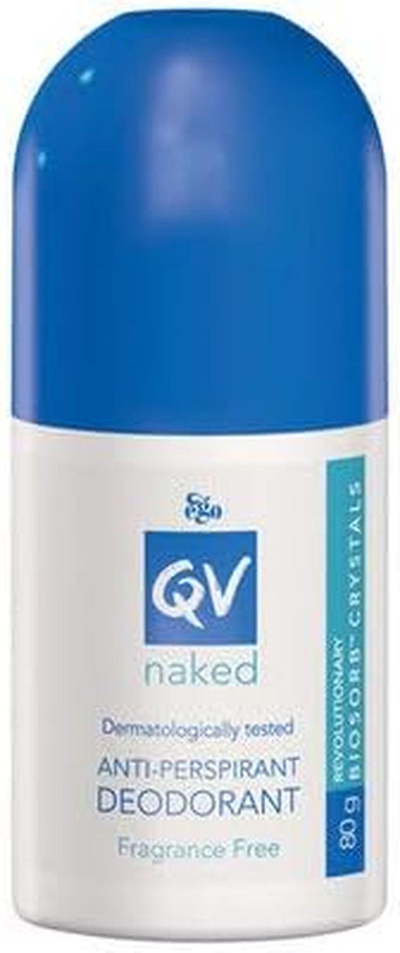 3 PACK of Ego Qv Naked anti Perspirant Roll on Deodorant 75G
