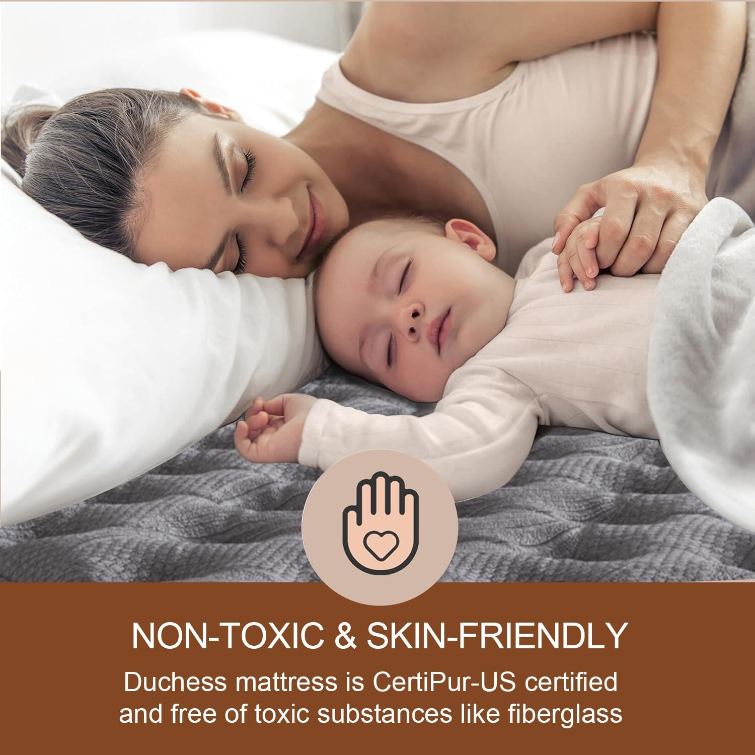 Duchess 34Cm Queen Hybrid Mattress - Mattress Comfortable Memory Foam and Pocket Springs with Pressure Relief Breathable Design Reinforced Edge Support image number 2